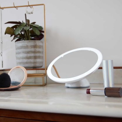 Lanaform 2in1 Mirror – Dubbelsidig sminkspegel med LED-belysning och 5x förstoring – bild 2