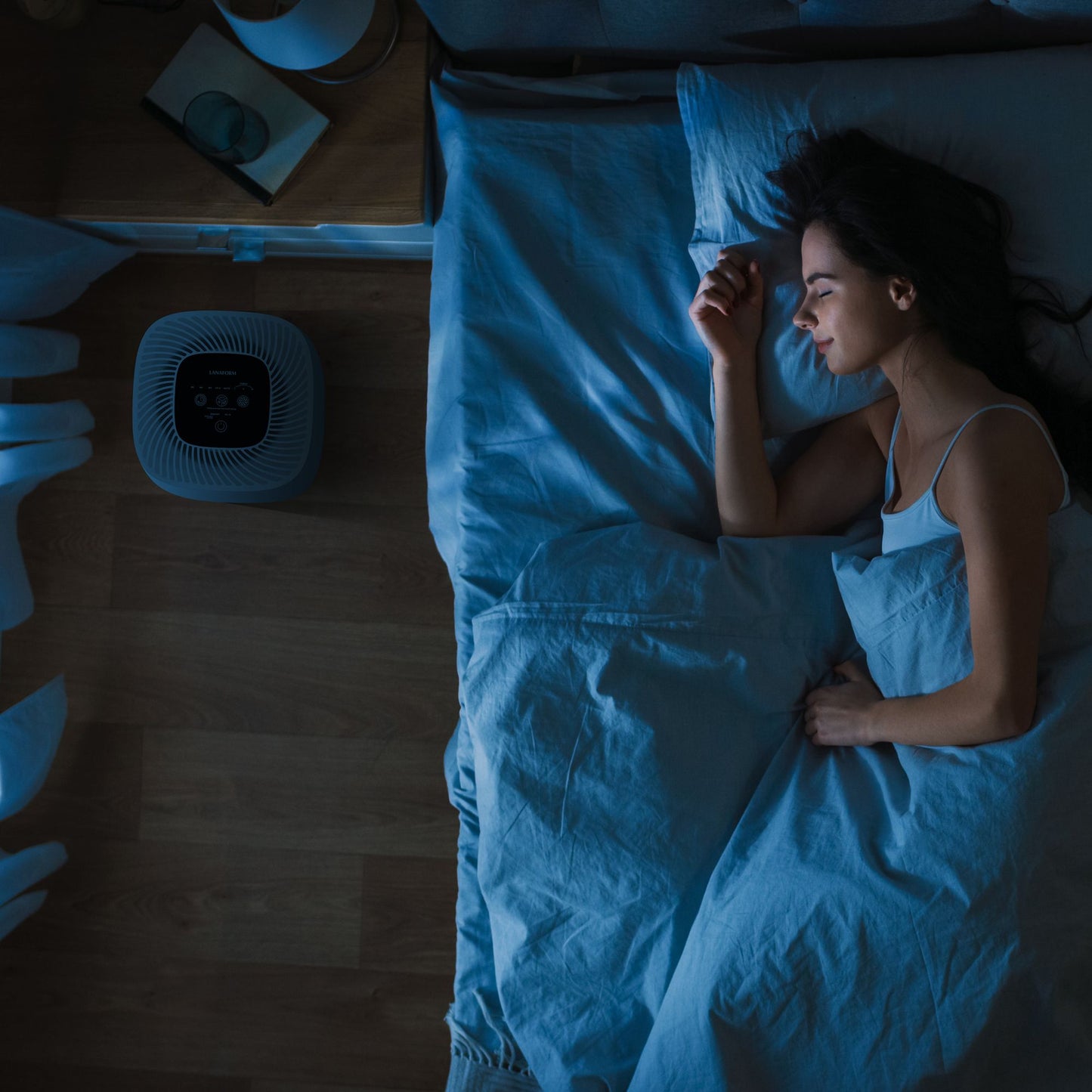 Lanaform AV-99C – Smart luftrenare med HEPA-filter, luftkvalitetssensor och appstyrning – bild 5