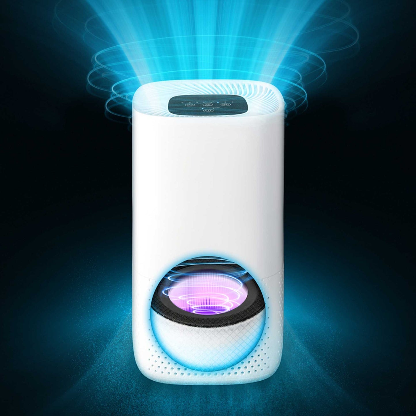 Lanaform Air Purifier – Kompakt luftrenare med HEPA-filter och jonisering – bild 4