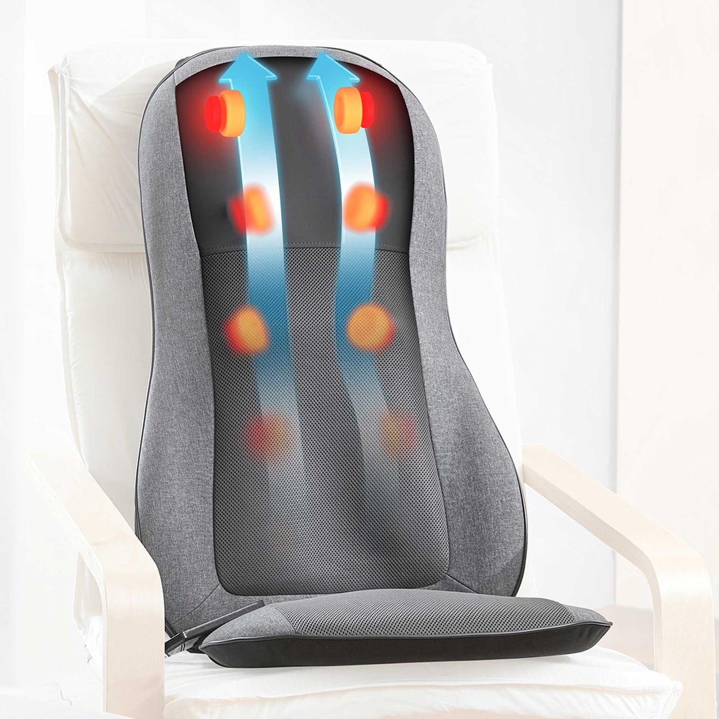 Lanaform Bodyscan Massager – Shiatsu massagesäte med kroppsskanning och värmefunktion – bild 2
