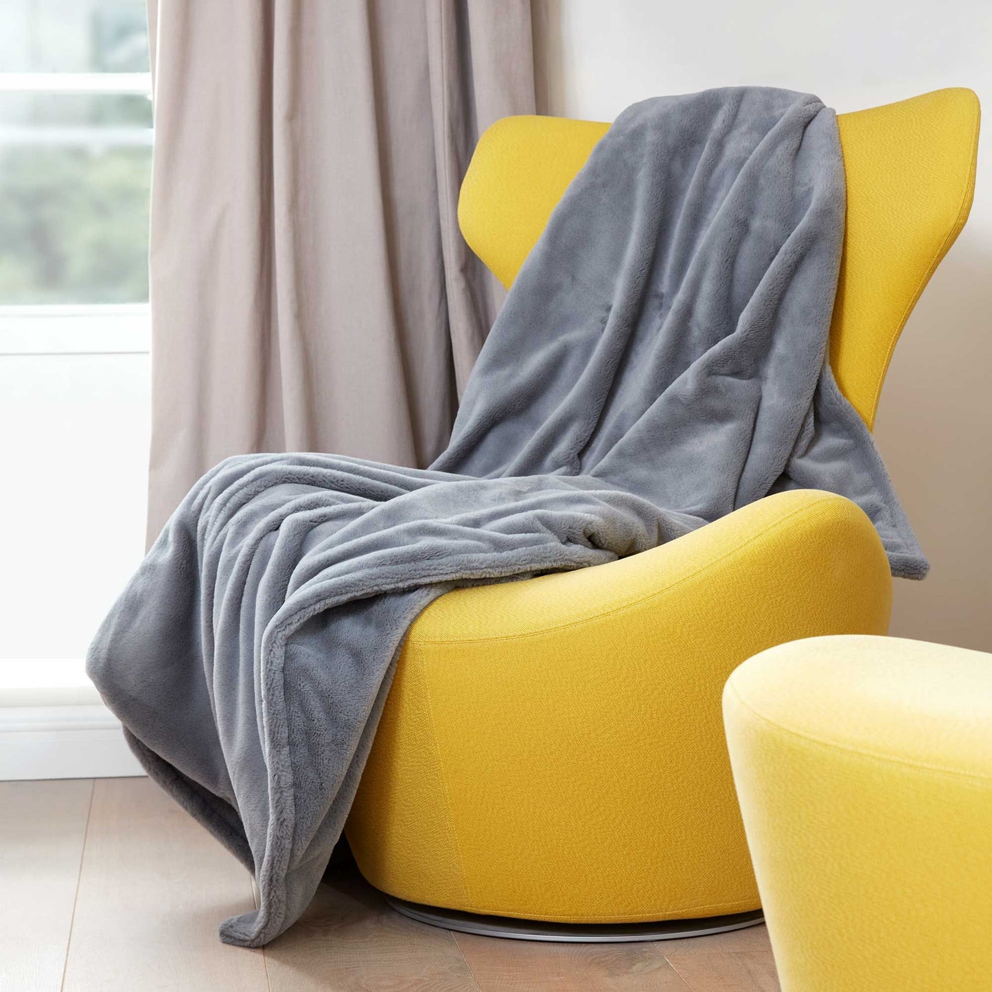 Lanaform Cocoon Plaid – Elektrisk värmefilt i supermjuk fleece – bild 4