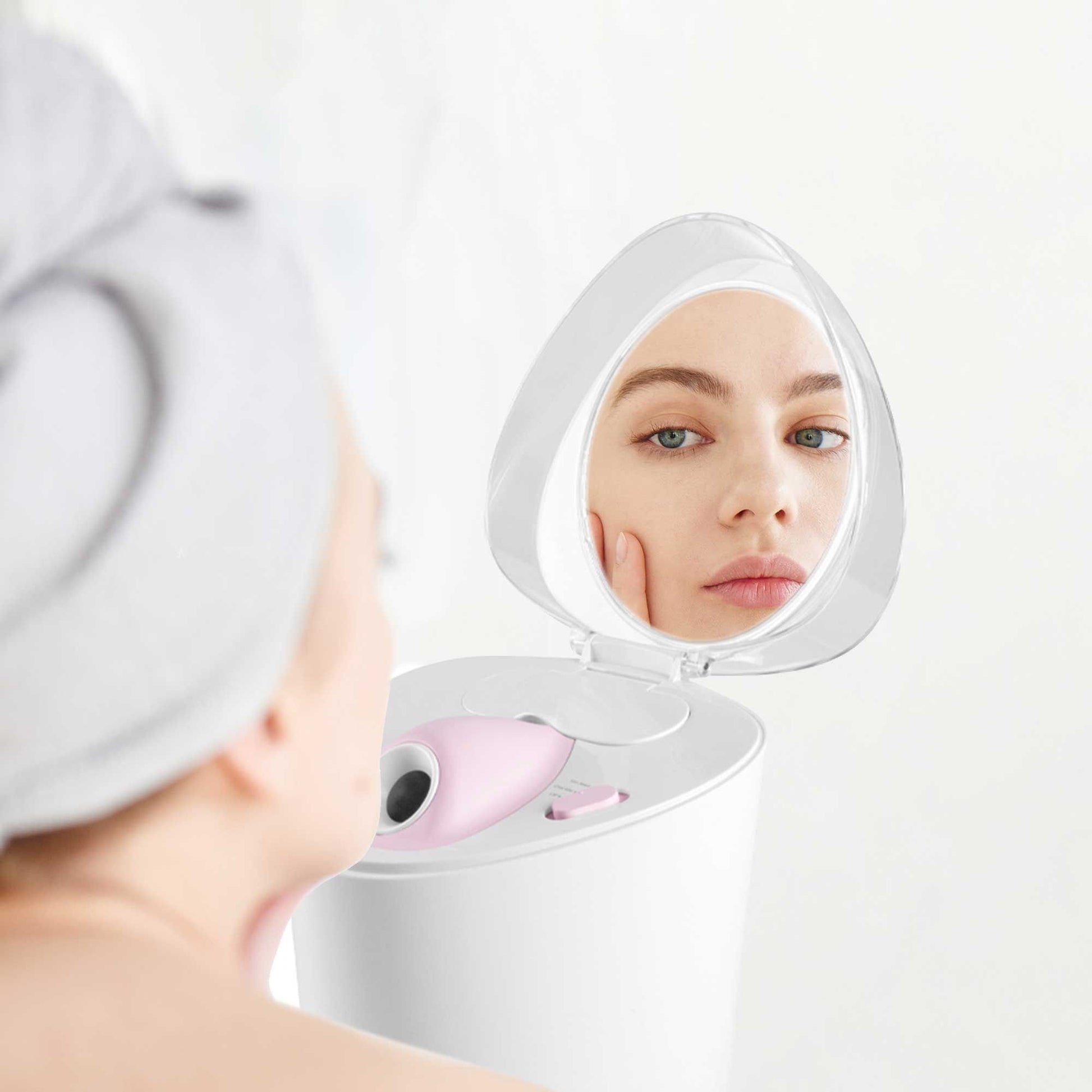 Lanaform Facial Steam – Ansiktsångbad med varm ånga och sval mist för hudvård – bild 3