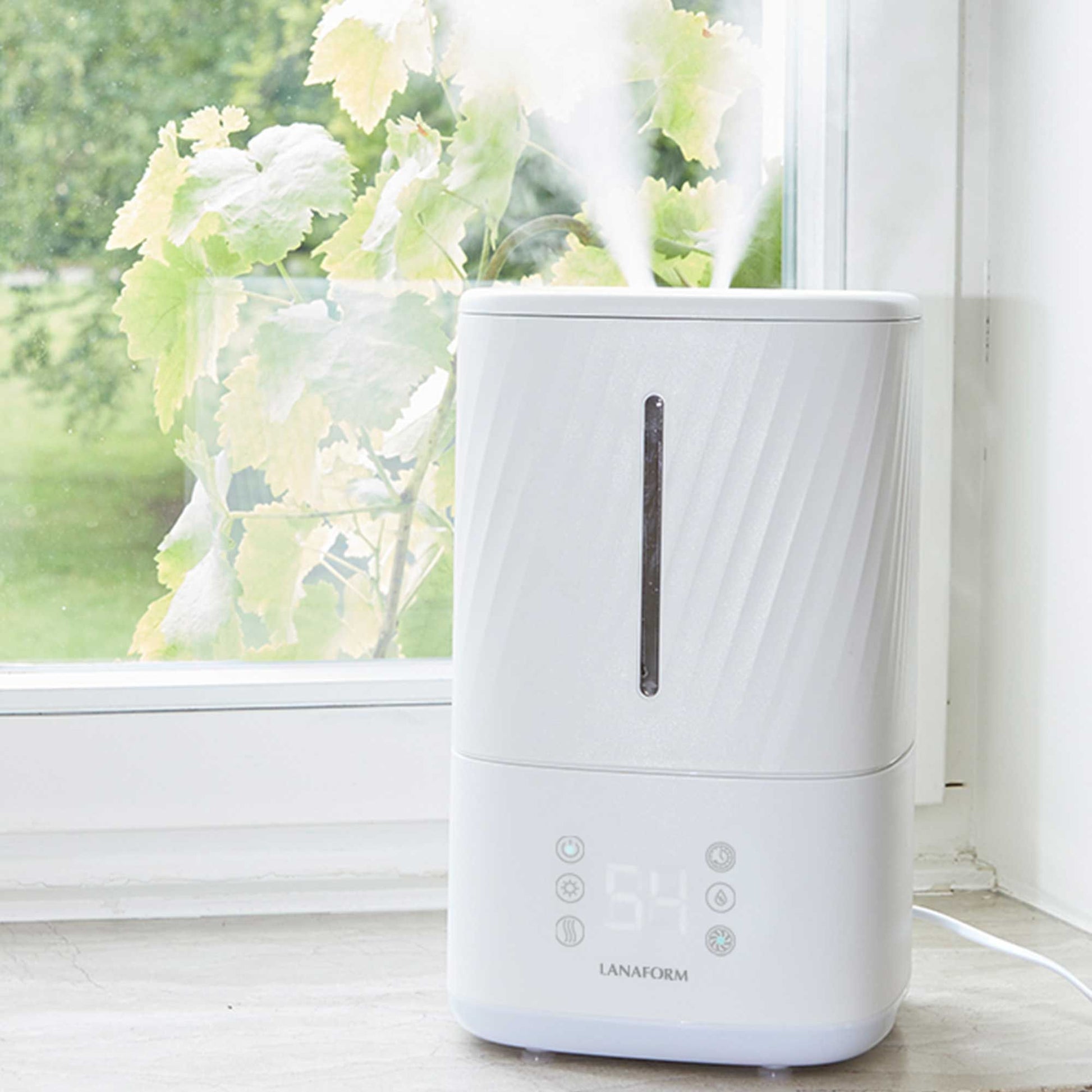 Lanaform Napo – Luftfuktare med varm & kall dimma, aromafunktion och touchskärm – luft & doft från Lanaform