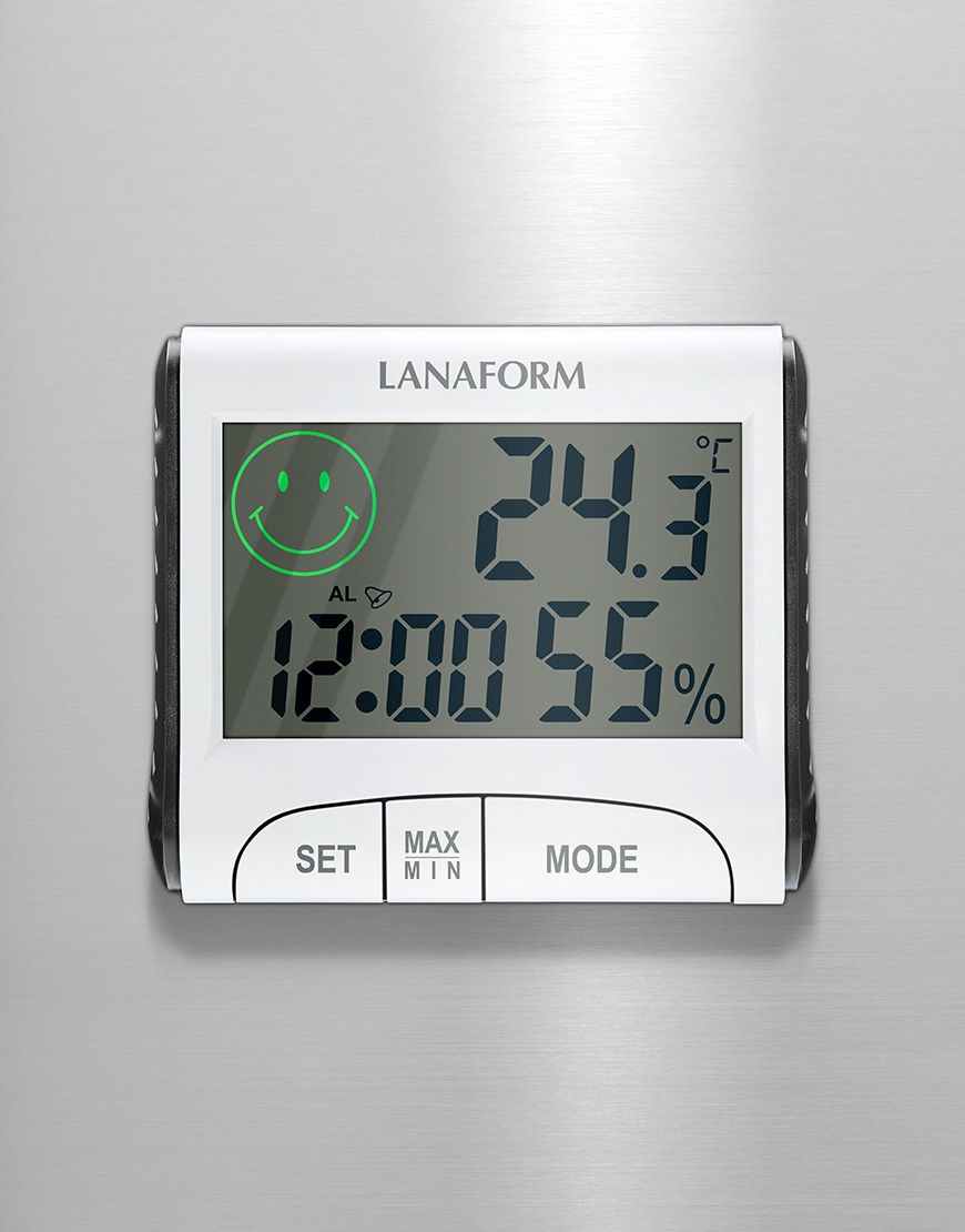 Lanaform Thermo-Hygrometer – Digital termometer och hygrometer för inomhusklimat – bild 4