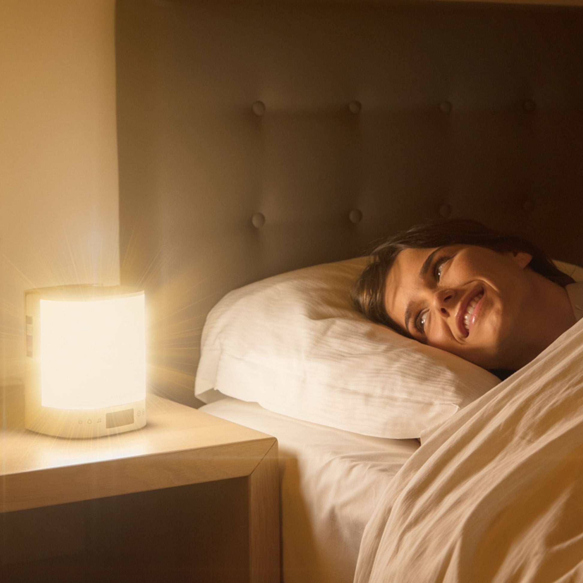 Lanaform Wake-Up Scents – Väckarklocka med doft- och ljusväckning – ljusterapi & sömn från Lanaform
