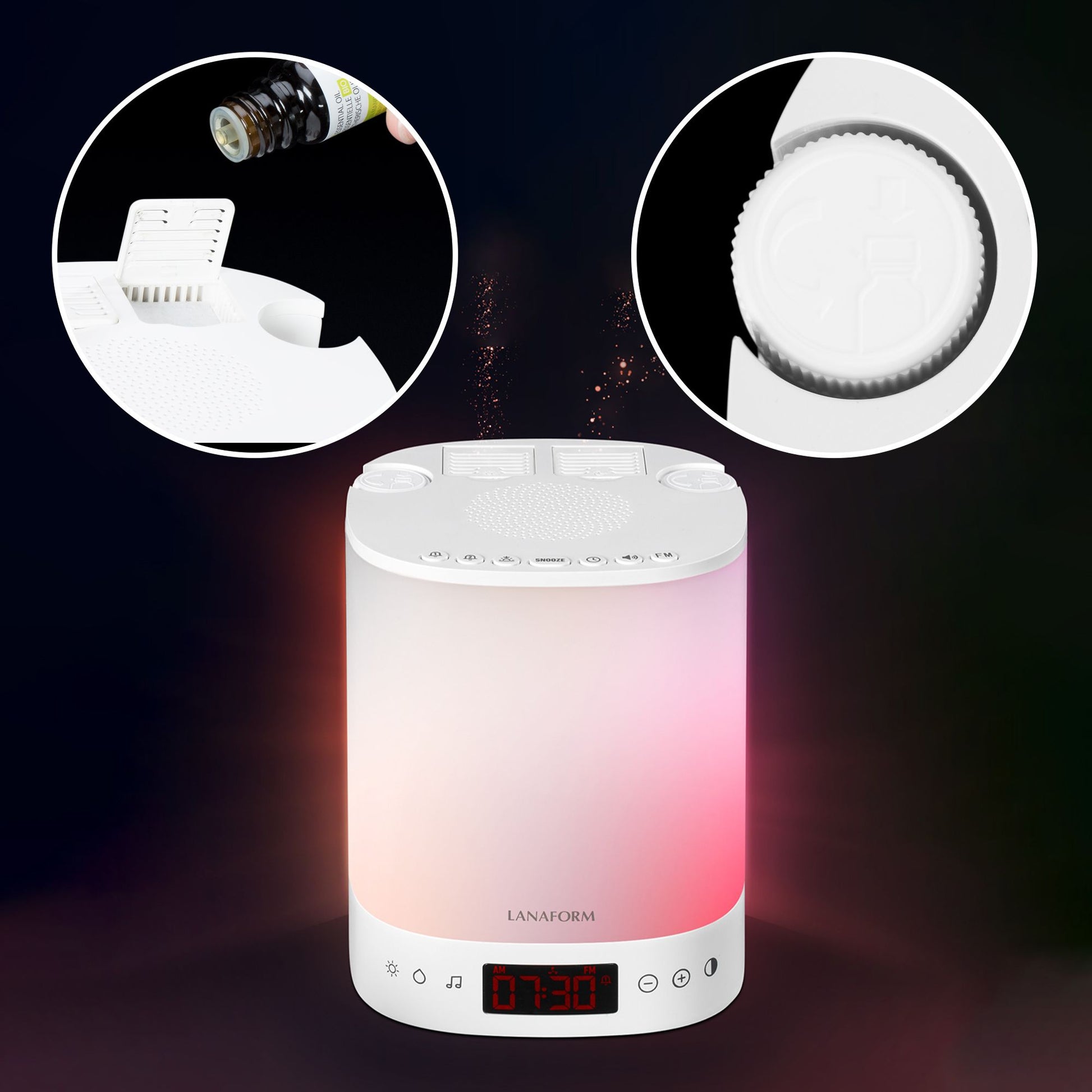 Lanaform Wake-Up Scents – Väckarklocka med doft- och ljusväckning – bild 5