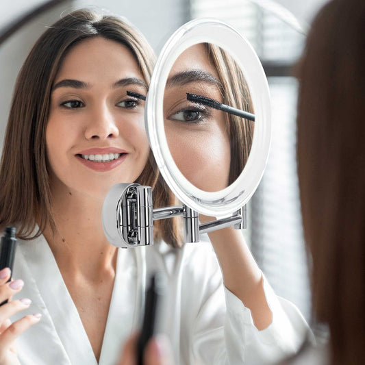 Lanaform Wall Mirror x10 – Väggspegel med 10x förstoring för detaljarbete – skönhet & personvård från Lanaform