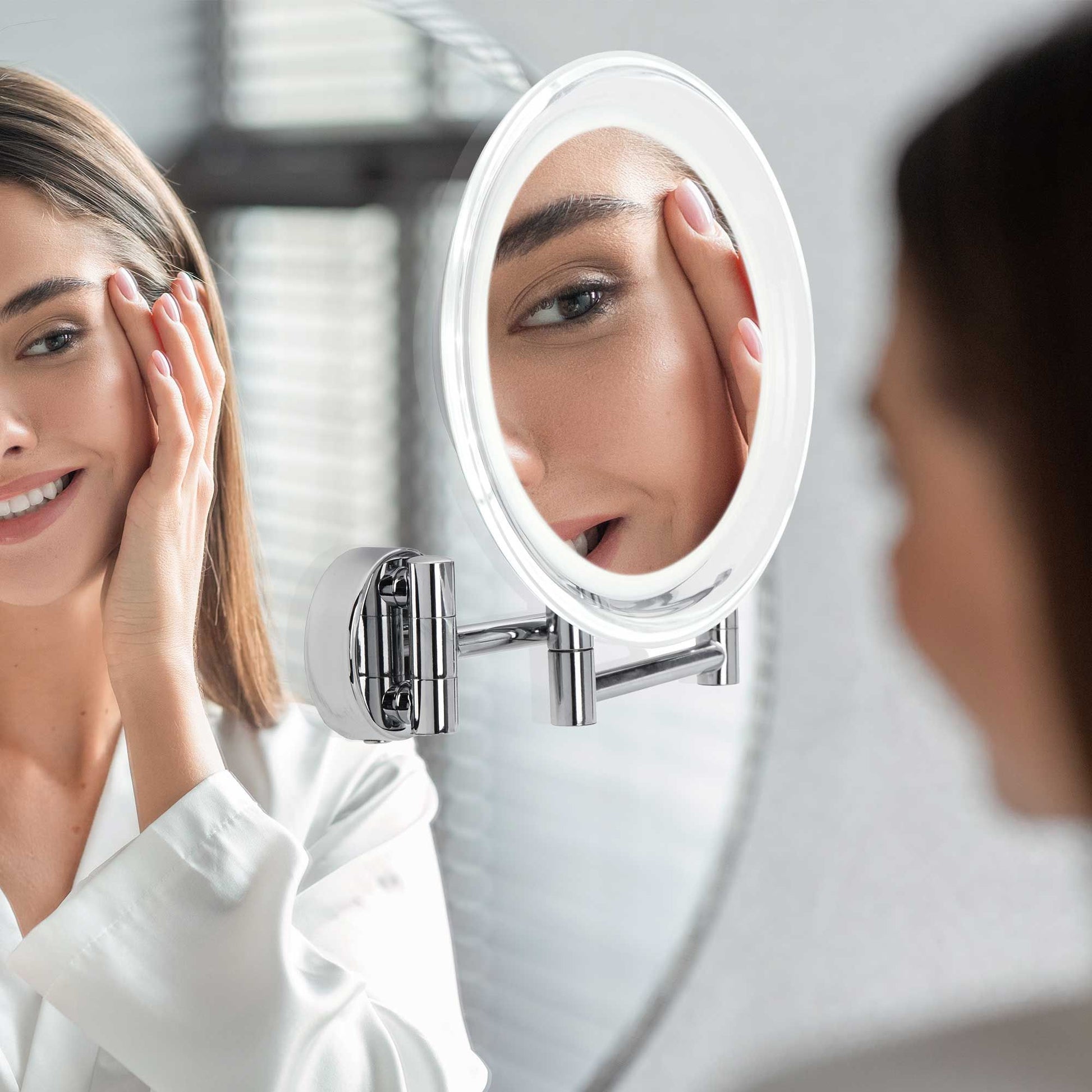 Lanaform Wall Mirror x10 – Väggspegel med 10x förstoring för detaljarbete – bild 3